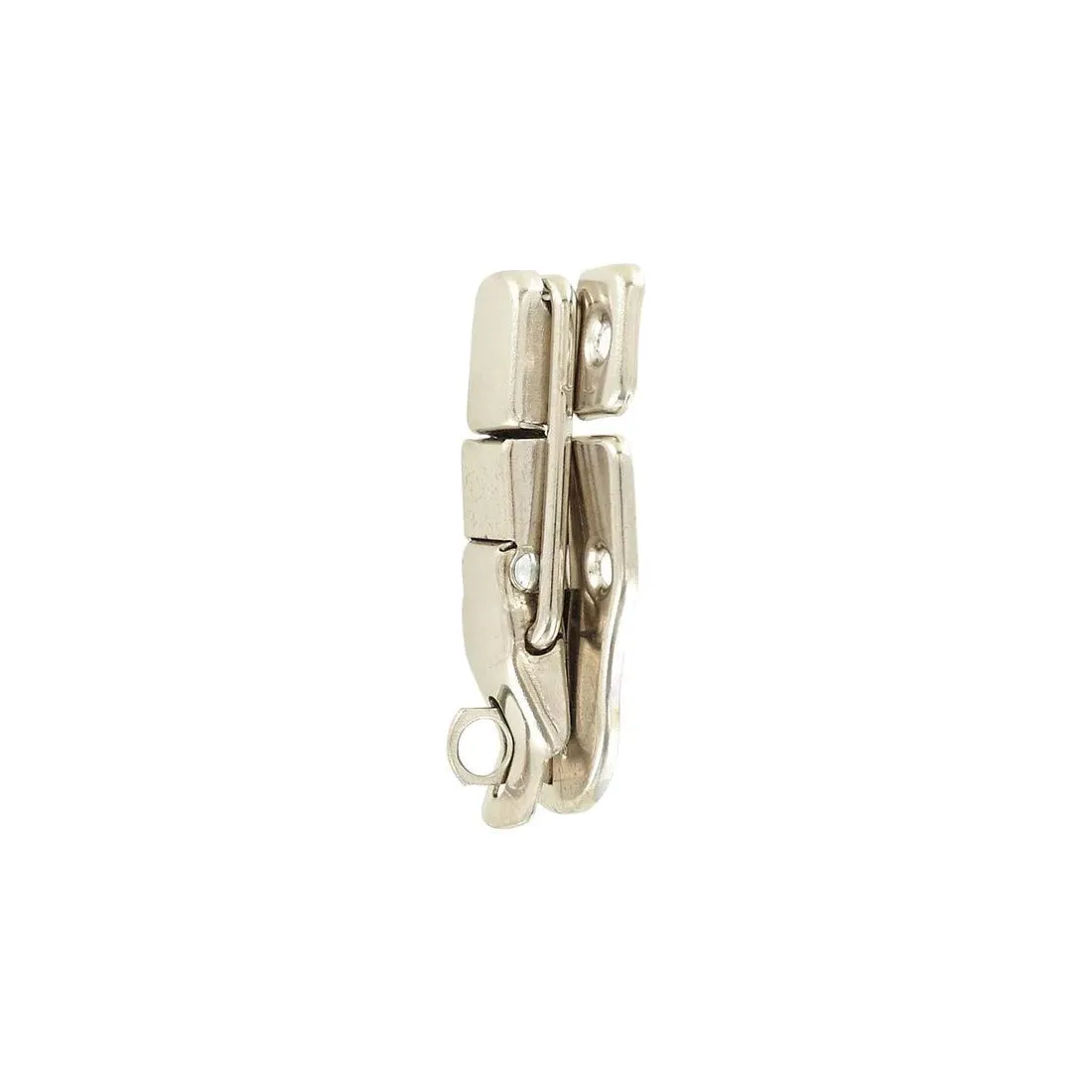 3" Nickel, Drawbolt w/ Padlock Loop, Steel, #L-913