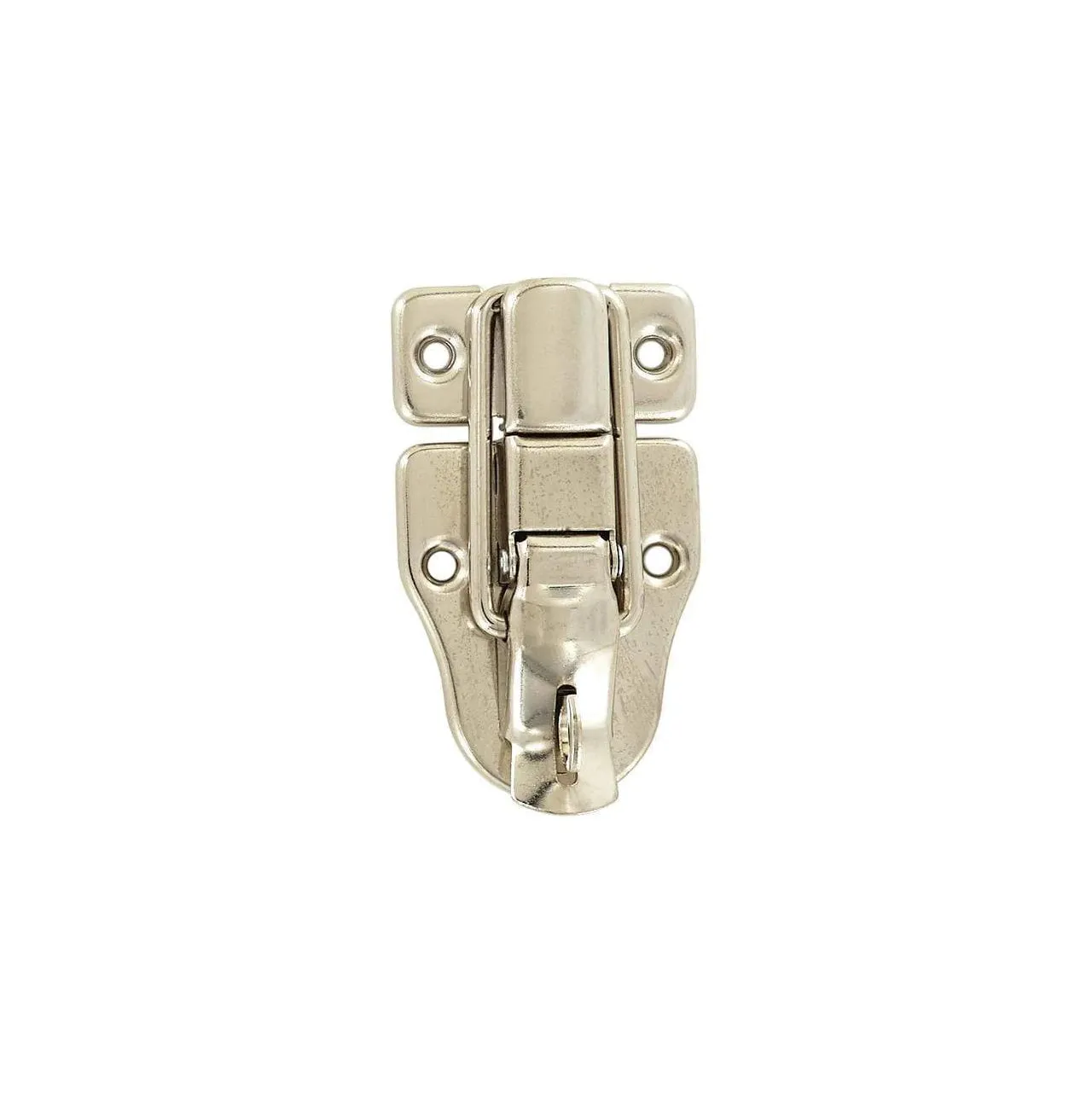 3" Nickel, Drawbolt w/ Padlock Loop, Steel, #L-913