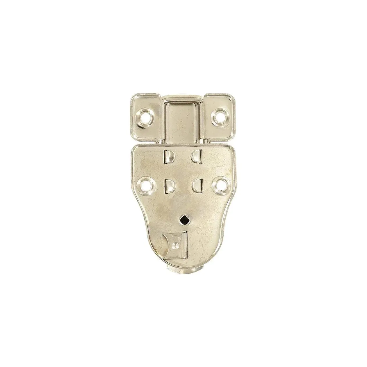 3" Nickel, Drawbolt w/ Padlock Loop, Steel, #L-913