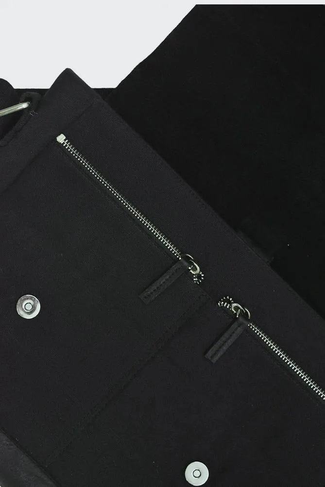 Black Genuine Leather Laptop Bag