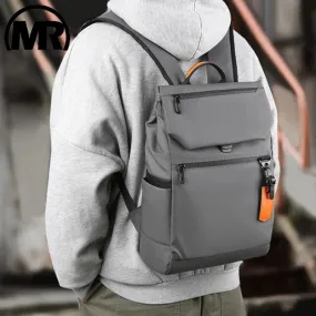 Black Waterproof Oxford Backpack