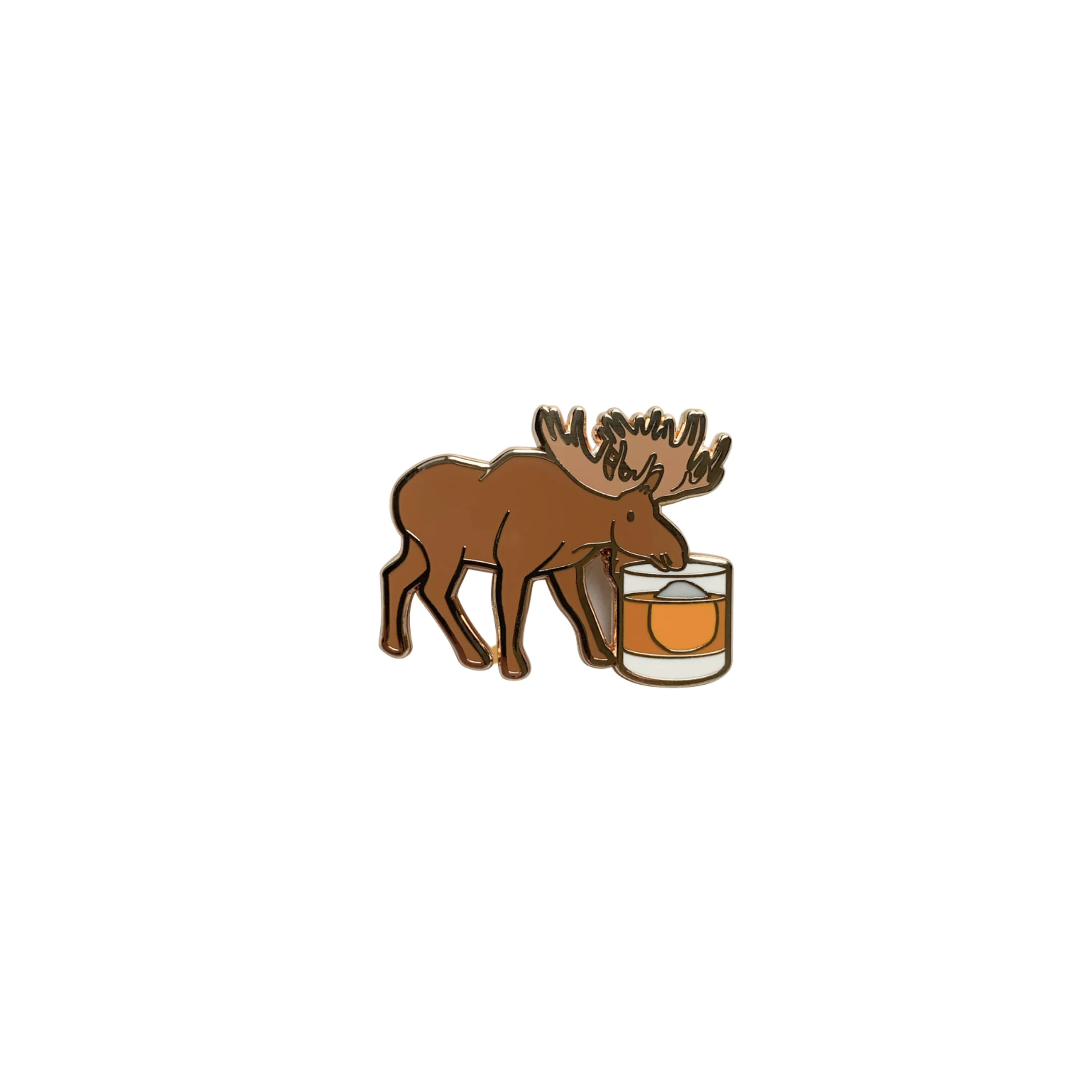 Canadian Moose Whisky Pin