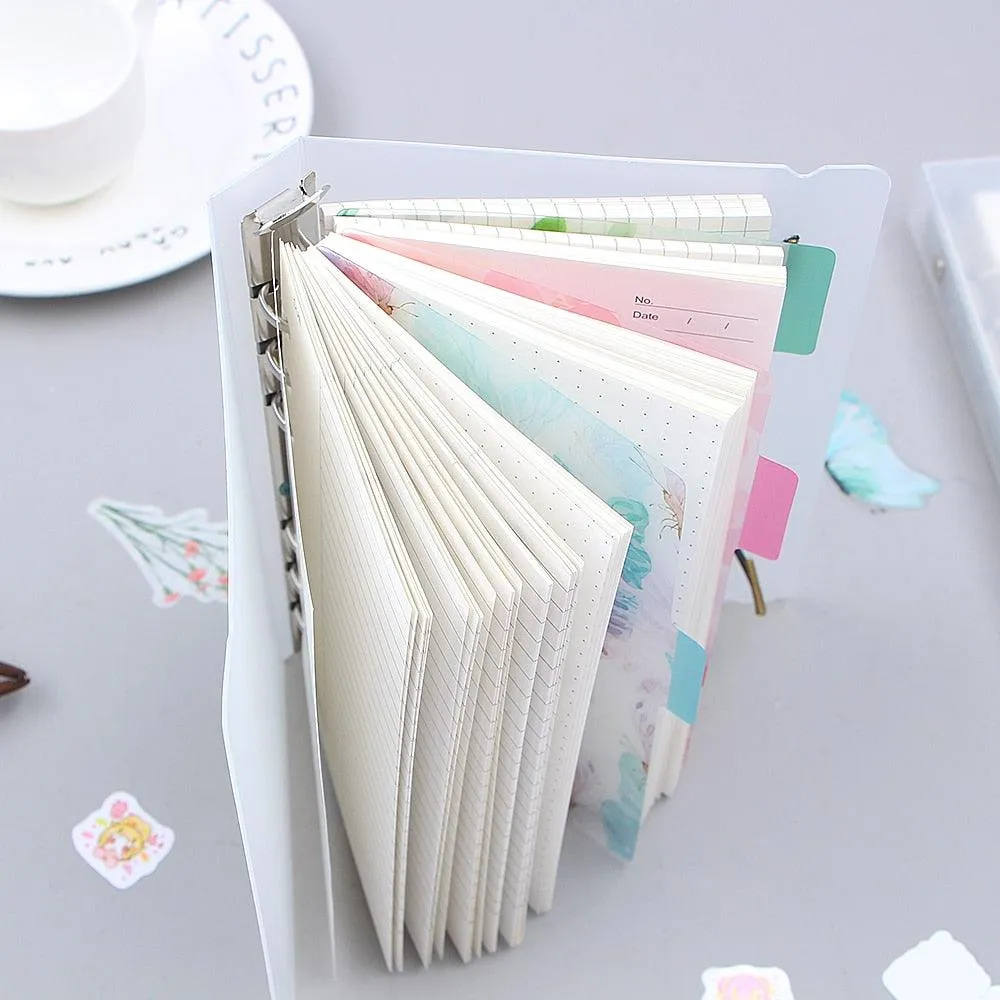 Chic A5/A6 Spiral Notebook Organizer for Enhanced Note-Taking Experience