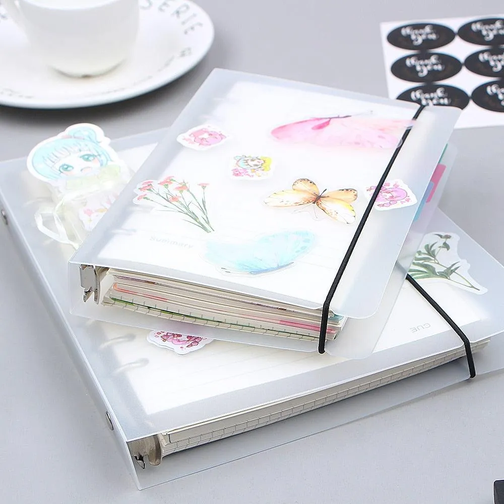 Chic A5/A6 Spiral Notebook Organizer for Enhanced Note-Taking Experience