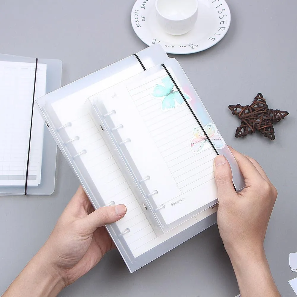 Chic A5/A6 Spiral Notebook Organizer for Enhanced Note-Taking Experience