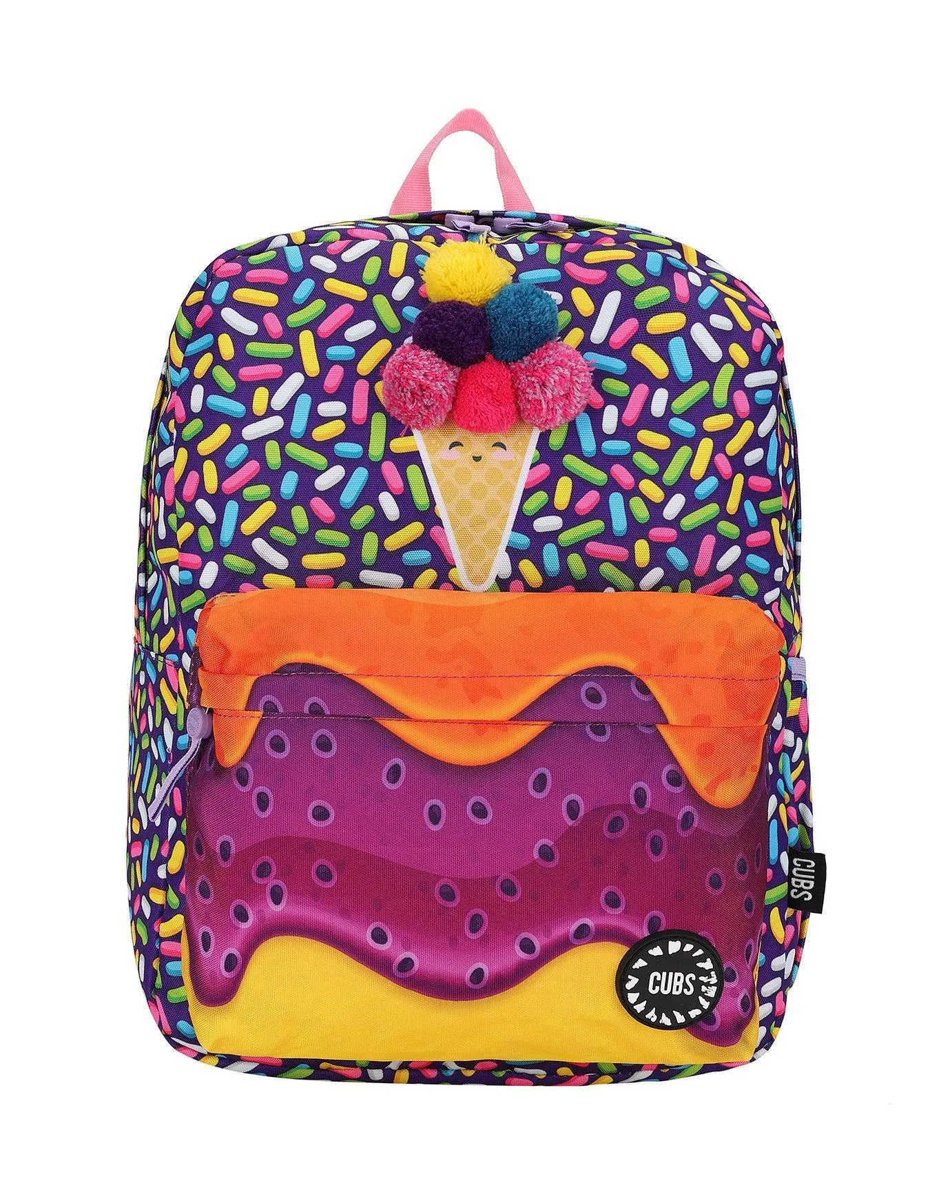 CUBS JUNIOR STUDENT BACKPACK PURPLE ICE CREAM