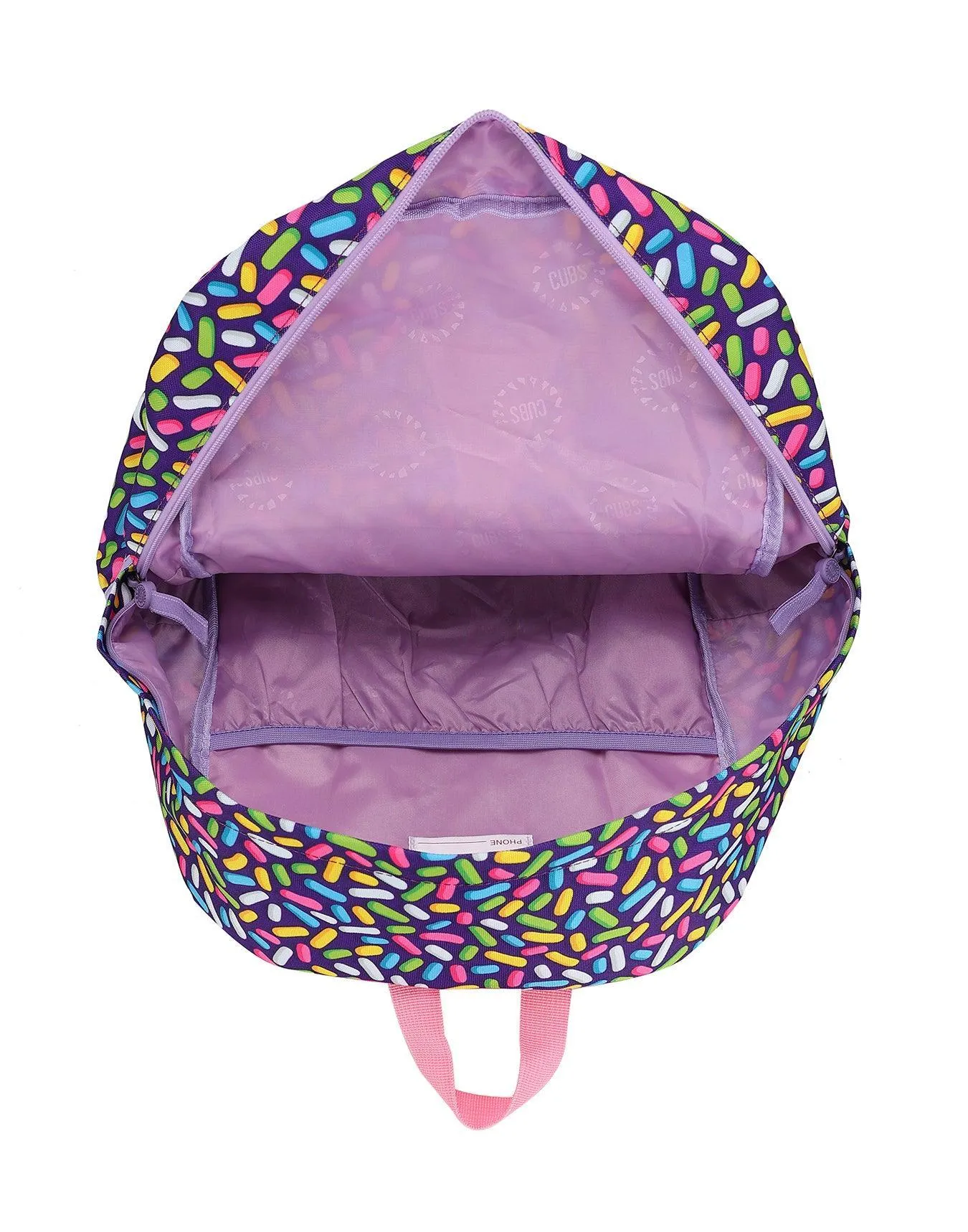 CUBS JUNIOR STUDENT BACKPACK PURPLE ICE CREAM