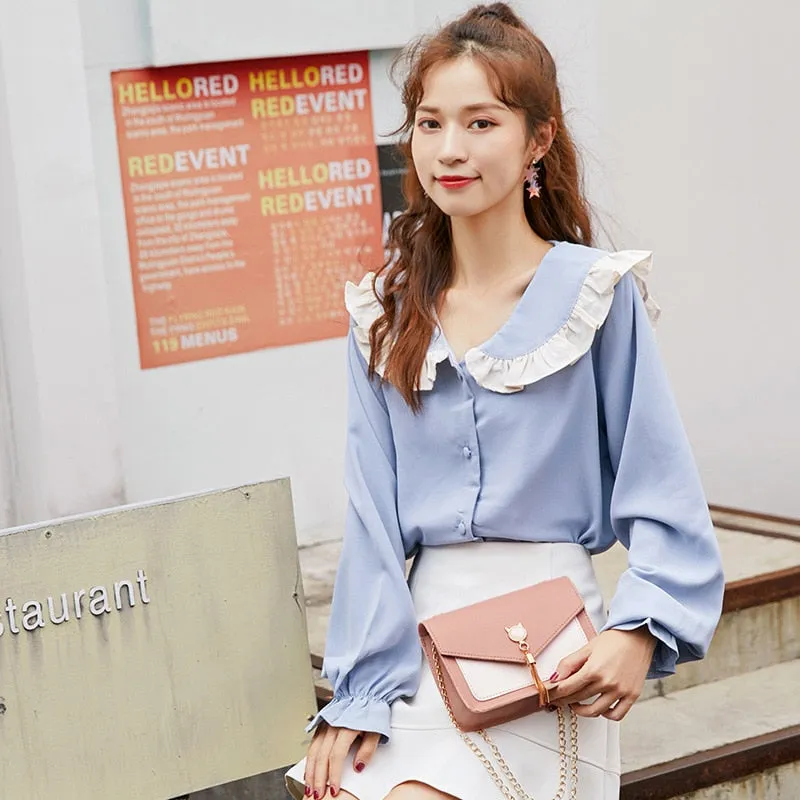Darianrojas Bags for Women Luxury Designer Cover Tassel Chain Shoulder Small Square Bag Messenger Crossbody Bag Pearl Cat Bolsa Feminina