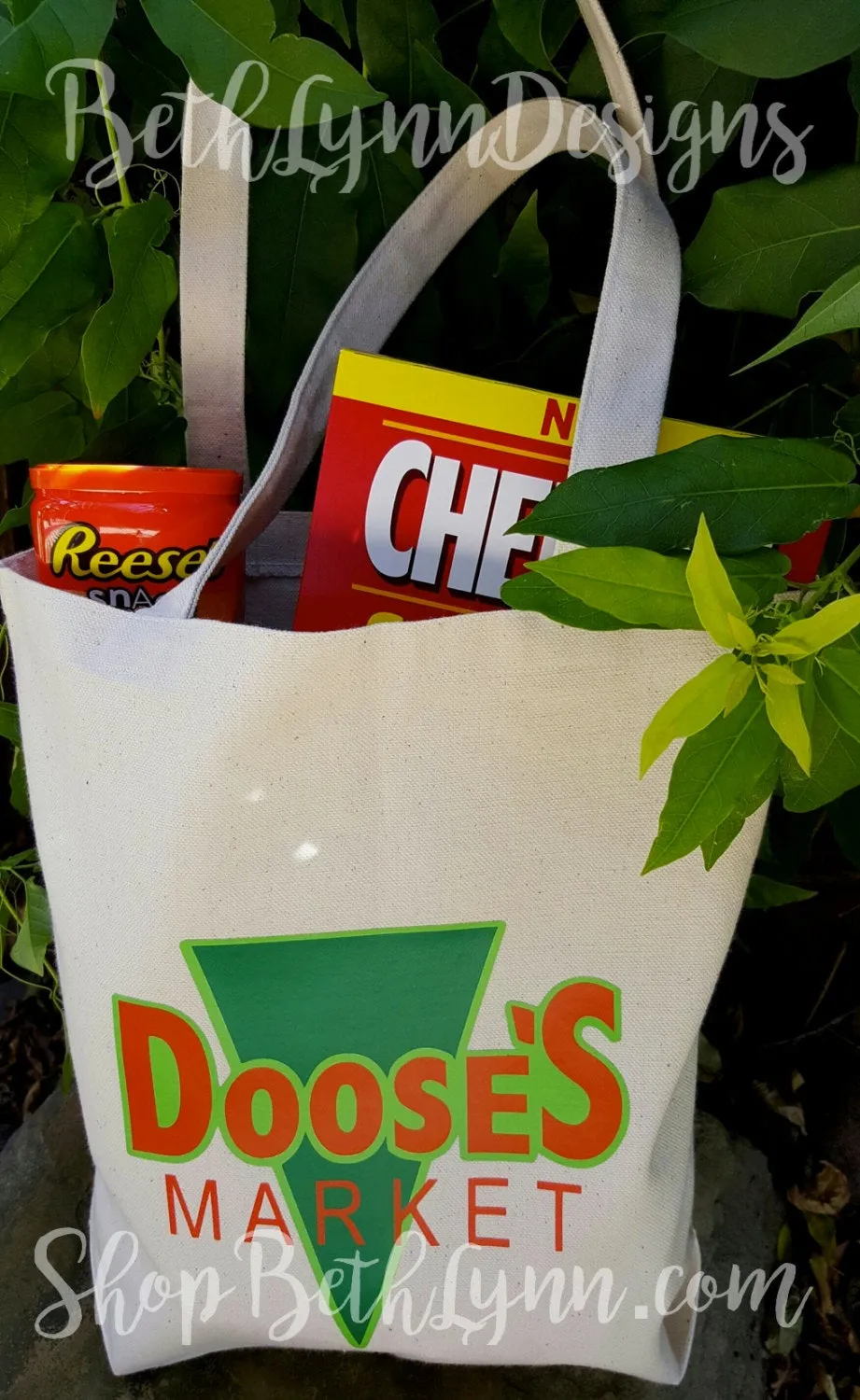Doose's Inspired Canvas Shopping Bag | Market Bag | Shopping Bag | Gilmore Girls | Stars Hollow