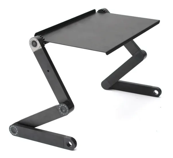 Foldable Laptop Desk Adjustable Computer Holder for Bed Home Office with Mouse Pad