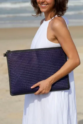 Handmade Sitalpati Laptop Sleeve - 13"/16" - Blue