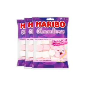Haribo Chamallows 140g (Pack of 3) | Soft & Delicious Imported Marshmallows