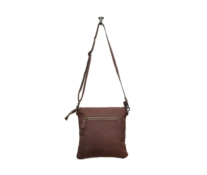 HAZELNUT TOUCH CANVAS & HAIRON BAG
