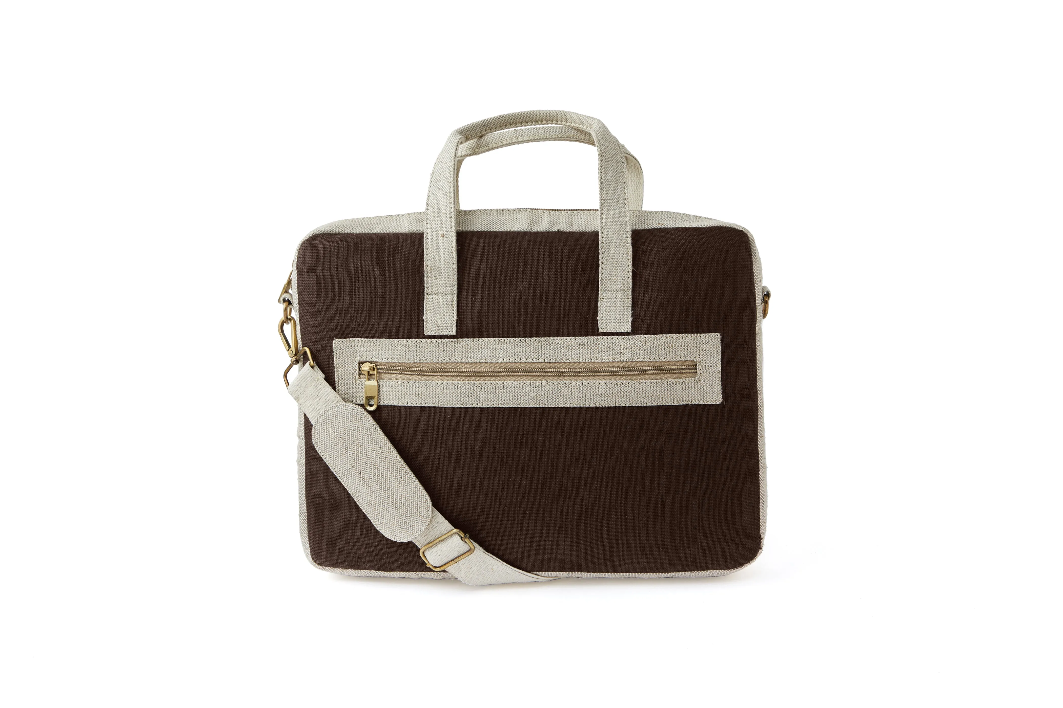 Hemp Dual Tone Laptop Bag