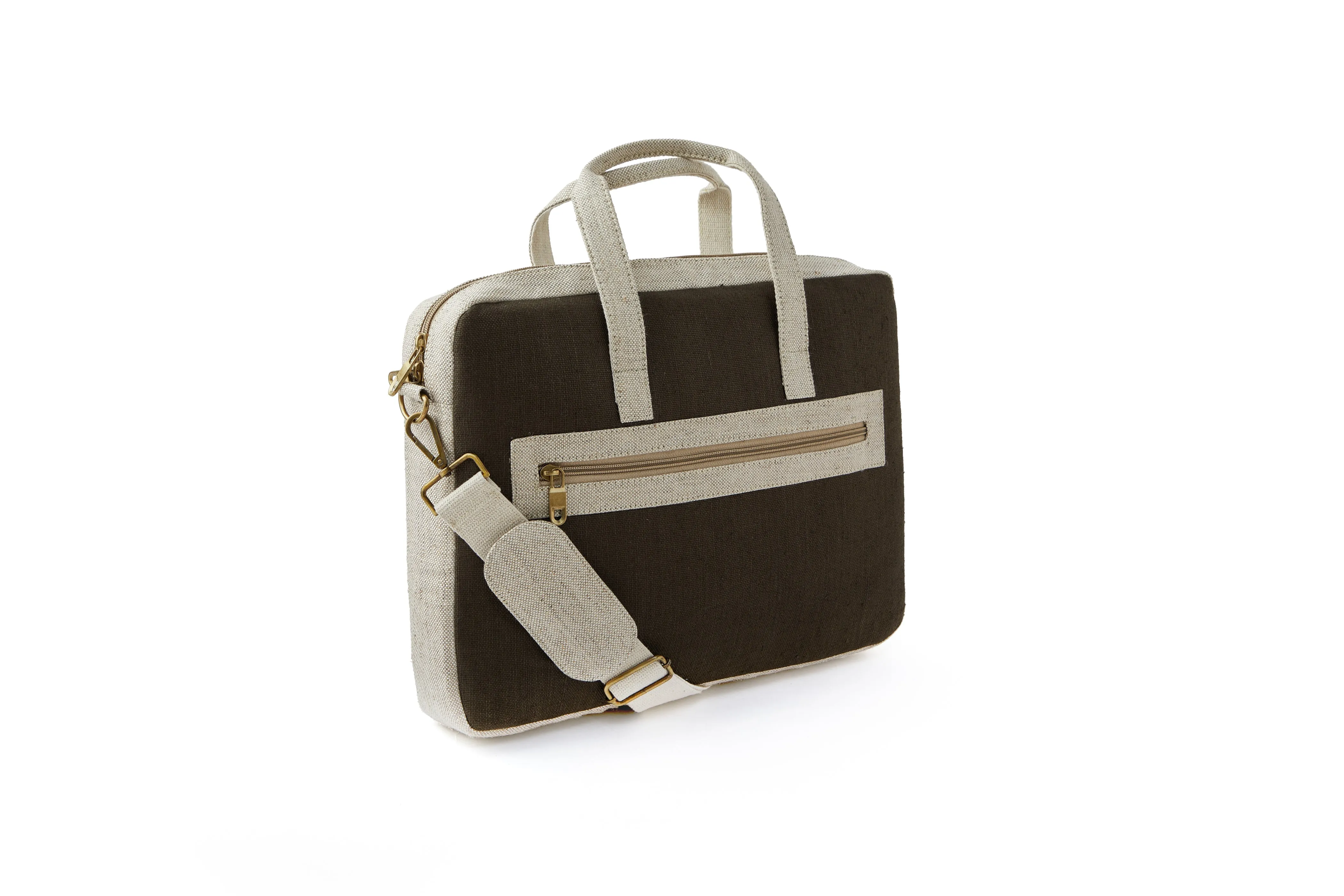 Hemp Dual Tone Laptop Bag