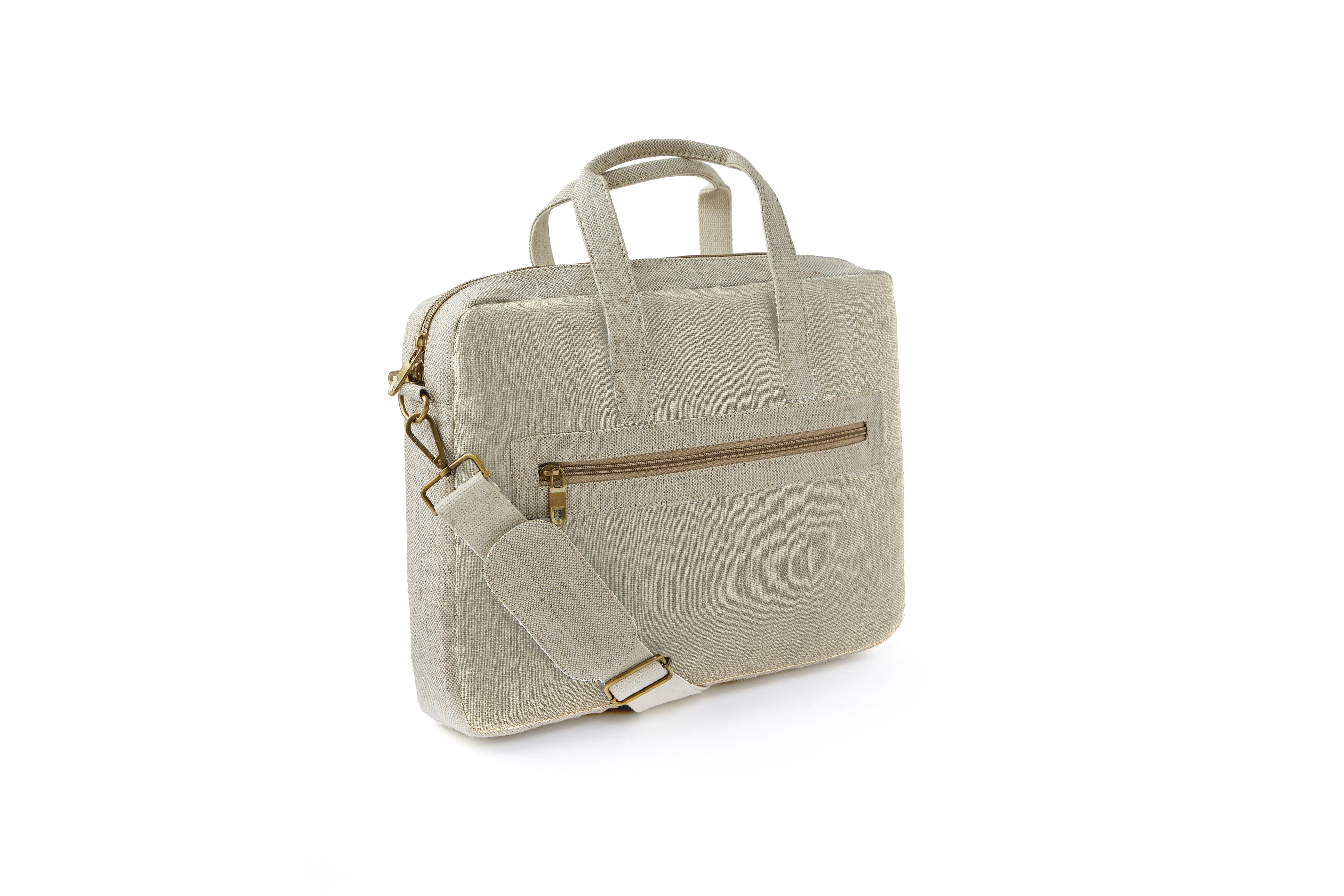 Hemp Dual Tone Laptop Bag