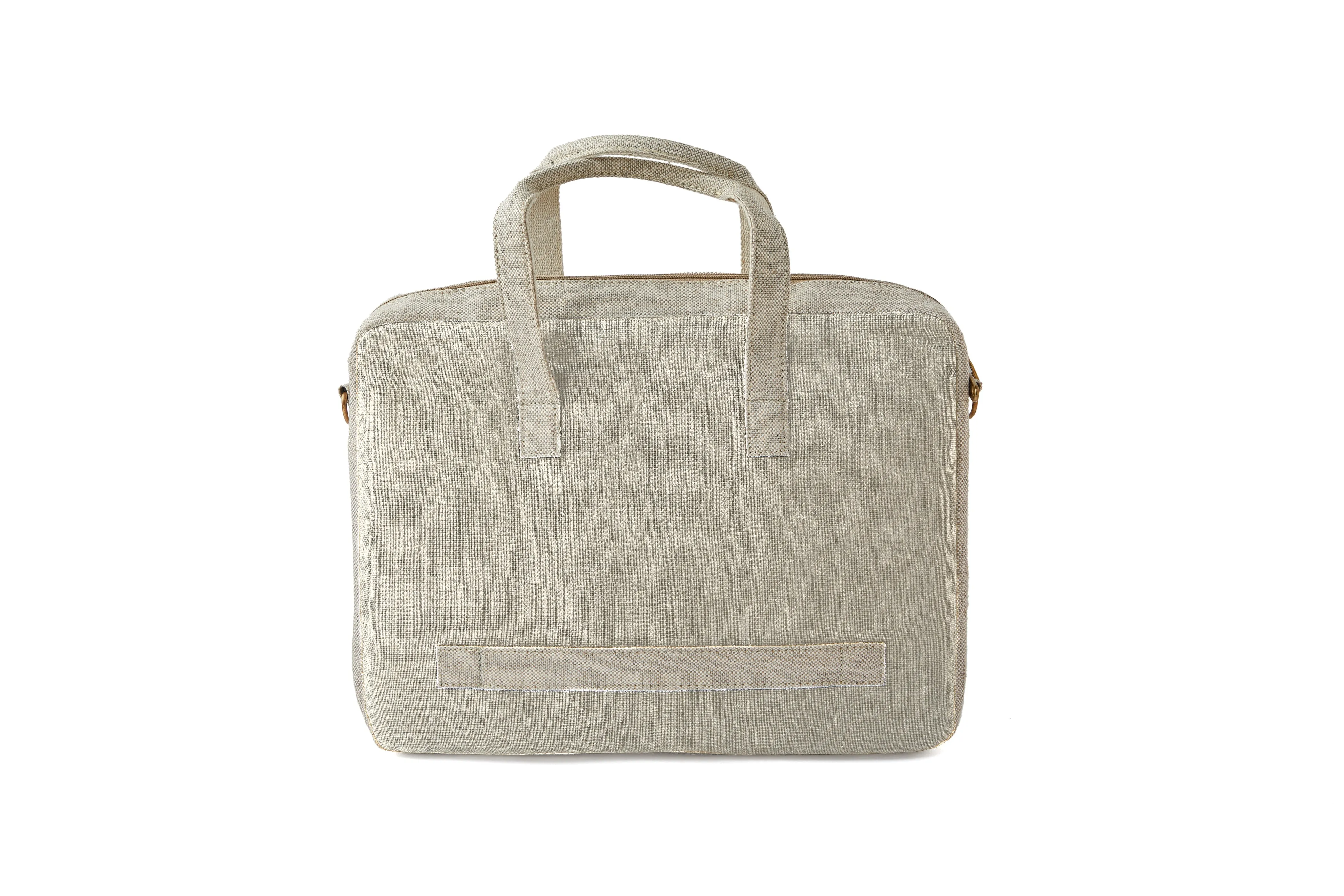 Hemp Dual Tone Laptop Bag