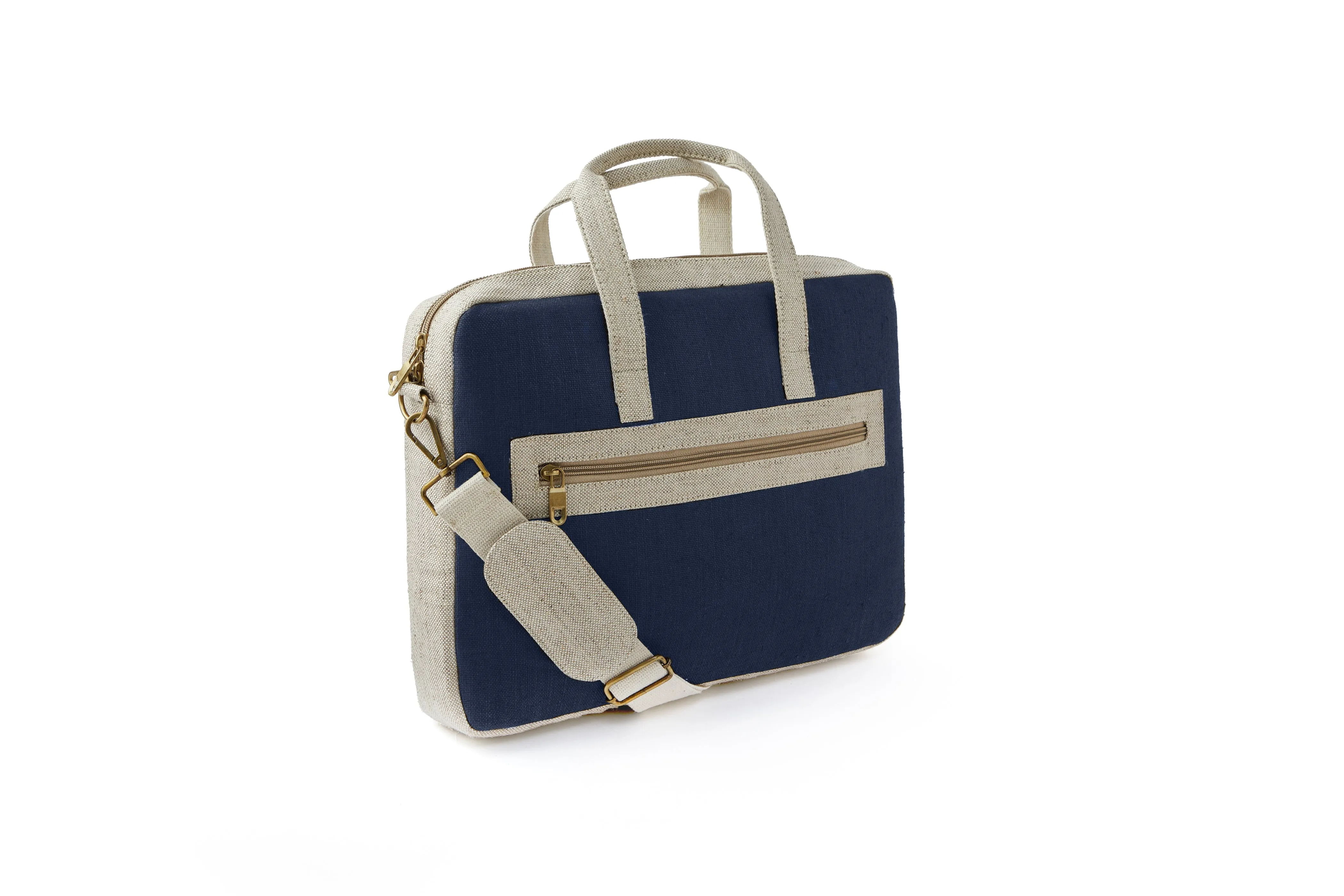 Hemp Dual Tone Laptop Bag