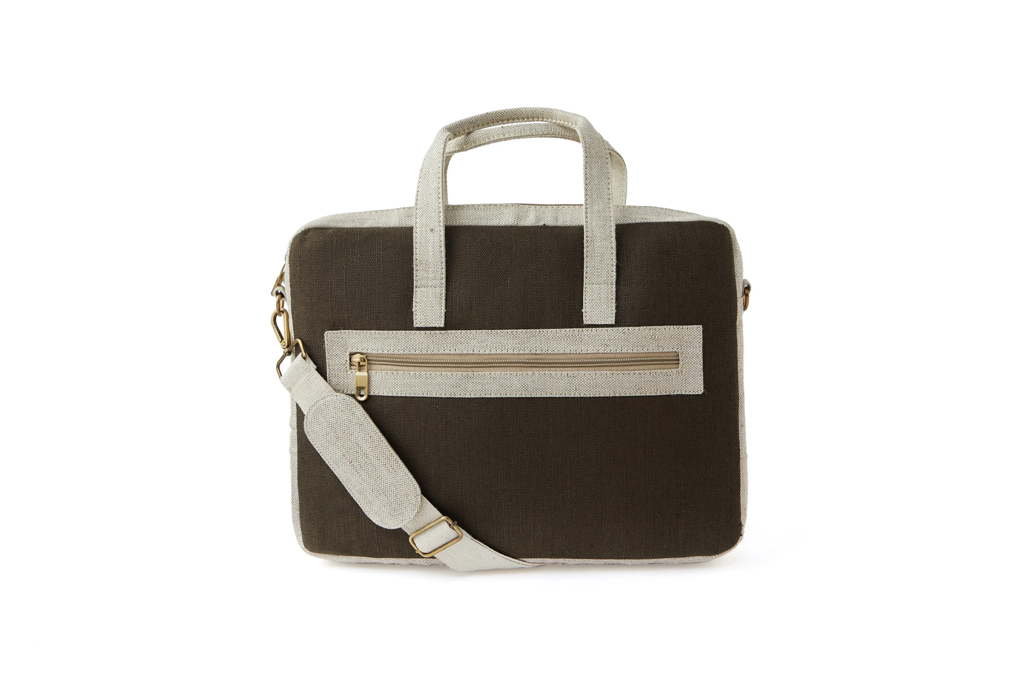 Hemp Dual Tone Laptop Bag