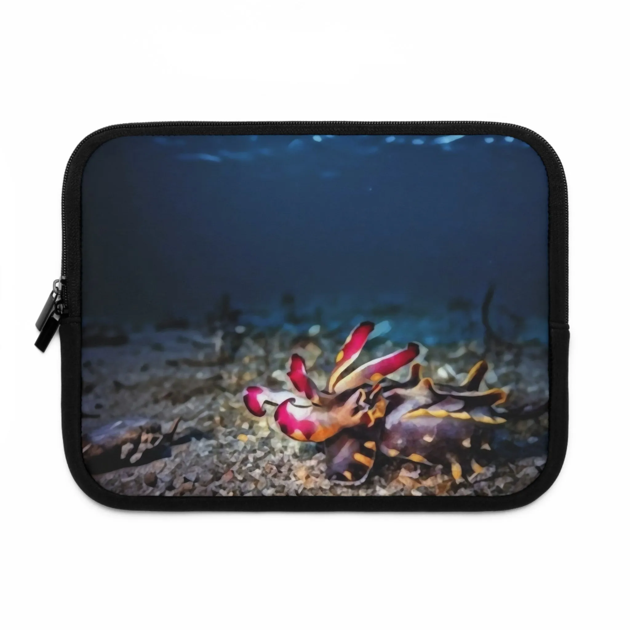 Laptop Sleeve - Strider of the Sea: The Flamboyant Cuttlefish by Chaia Malana