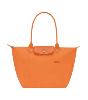 Le Pliage Green Tote Bag L Orange