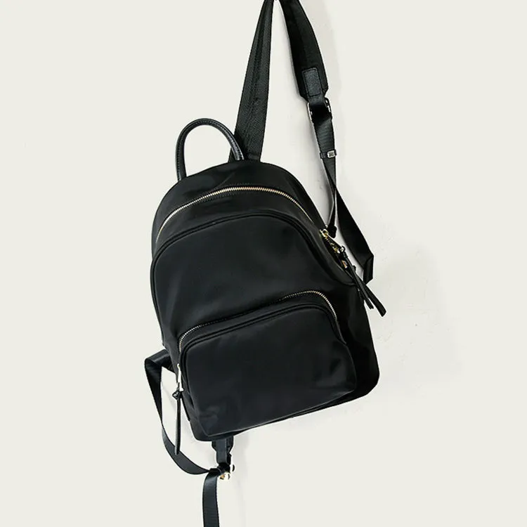 Lightweight Nylon Backpack Ladies Rucksack For Women