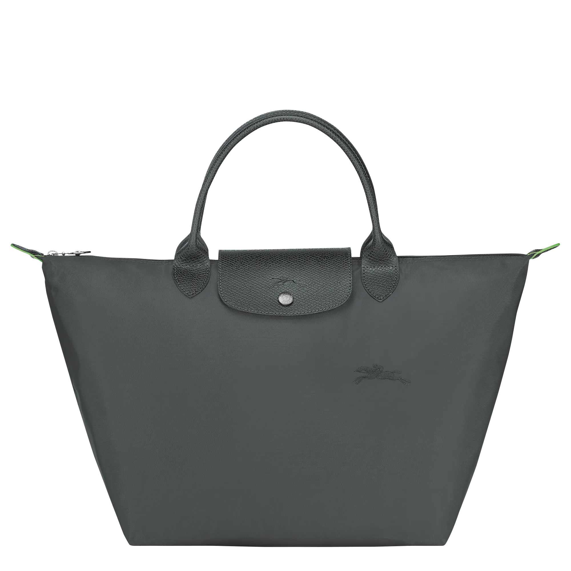 M LE PLIAGE GREEN HANDBAG Recycled Canvas - Graphite