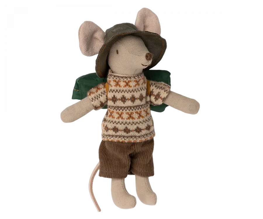 Maileg Hiker Mouse Big Brother
