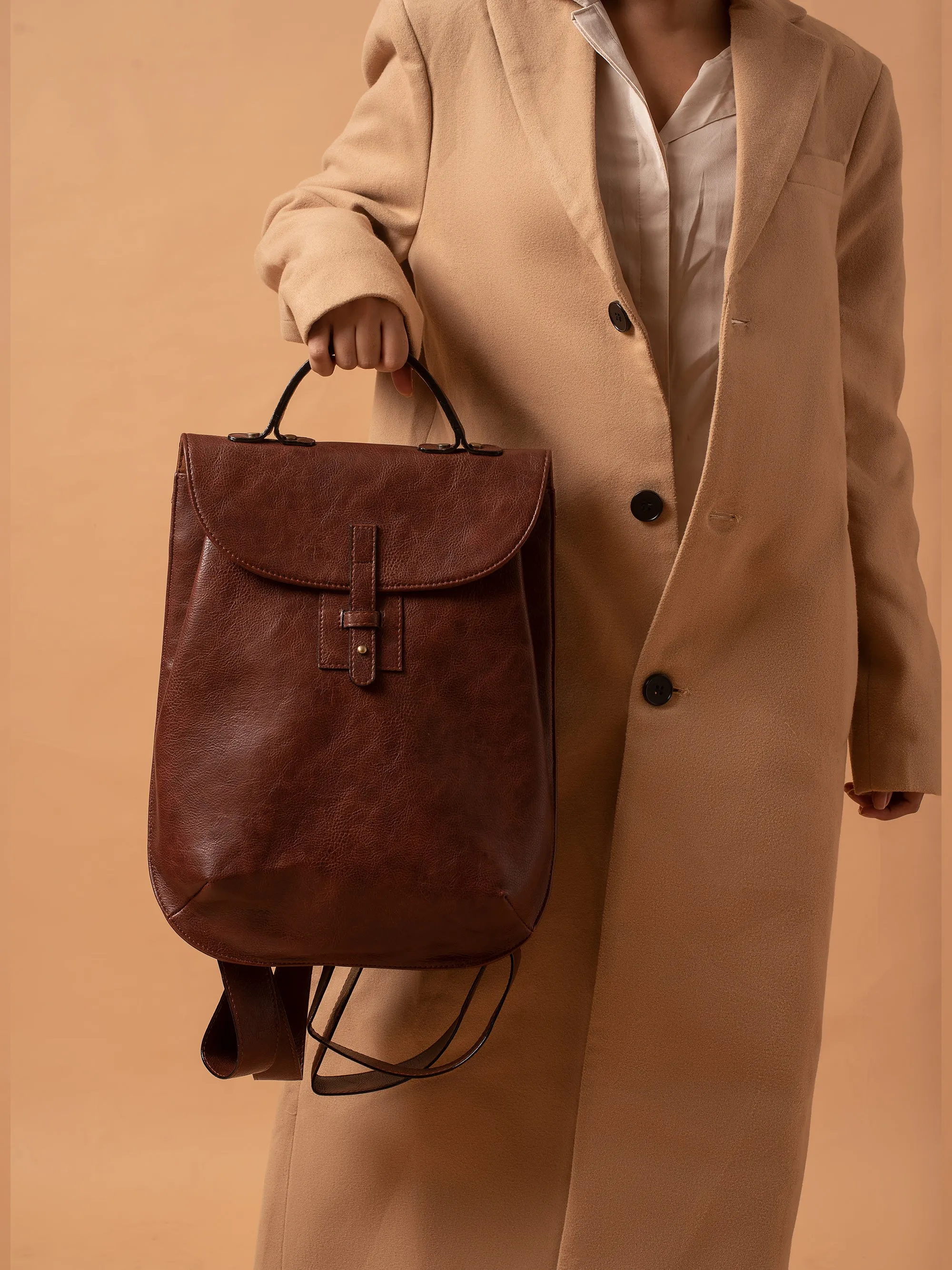 Mocha Brown Backpack