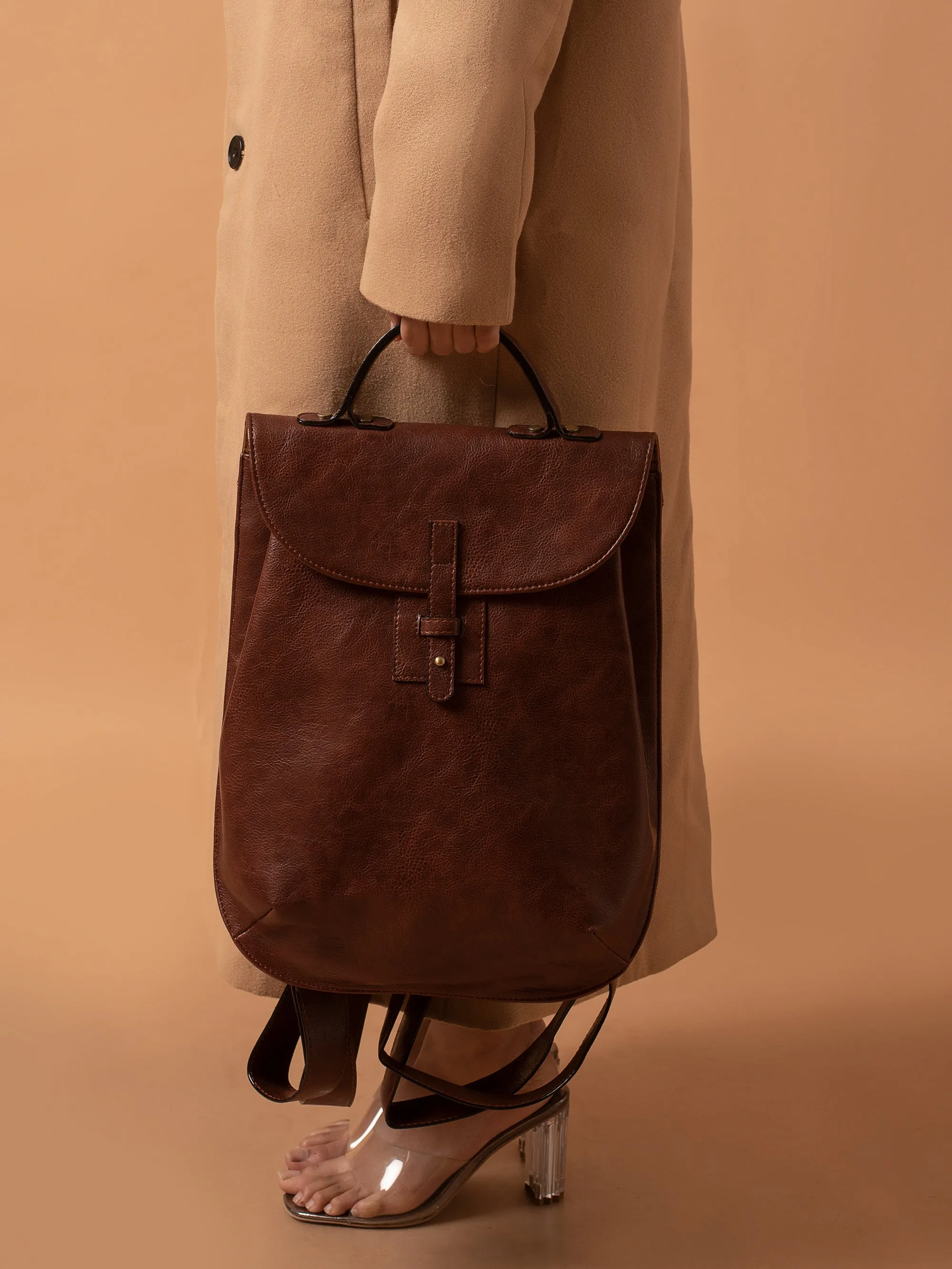 Mocha Brown Backpack