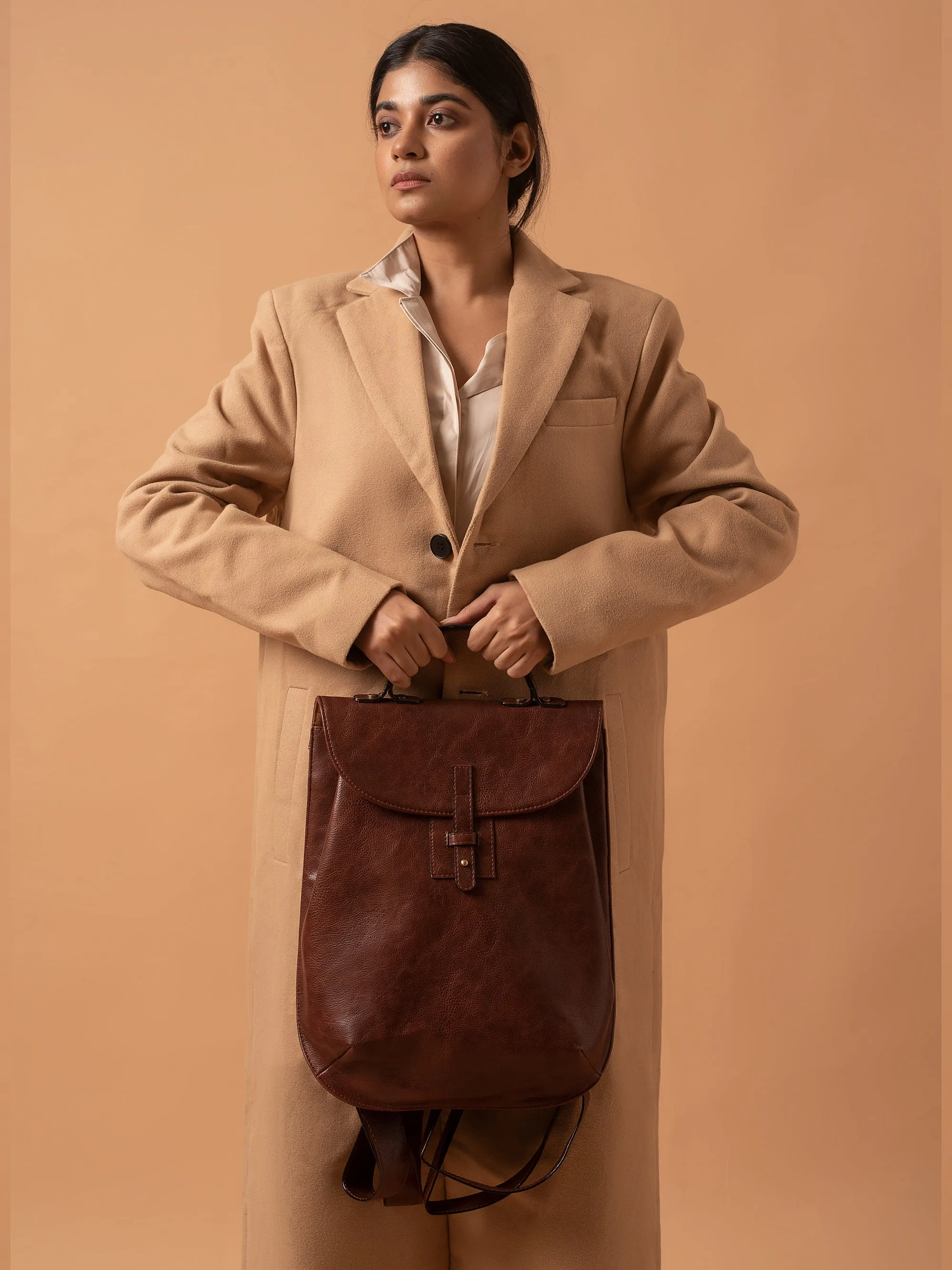 Mocha Brown Backpack