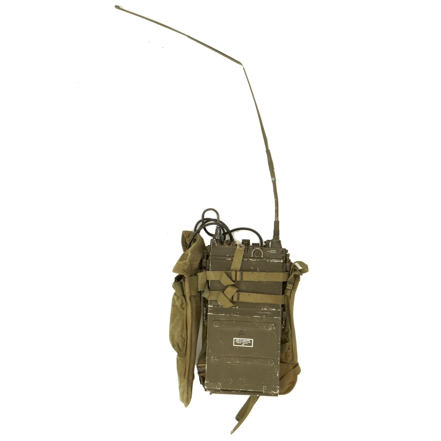 Original U.S. Korean War Vietnam War RT-176A AN/PRC-10 Backpack Radio Rig - Serial No. LBAD-6906
