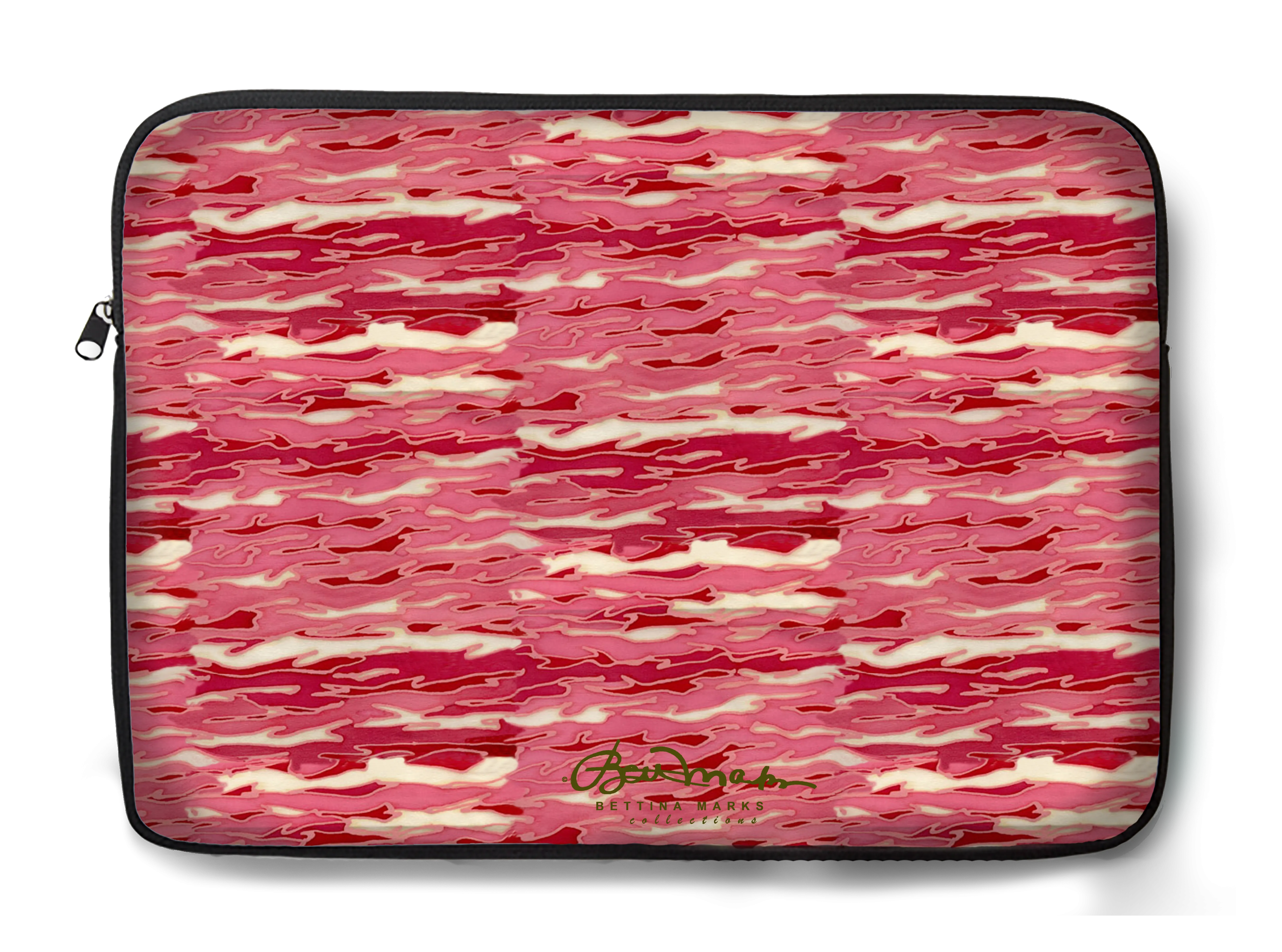 Pink Camouflage Lava Laptop Sleeve