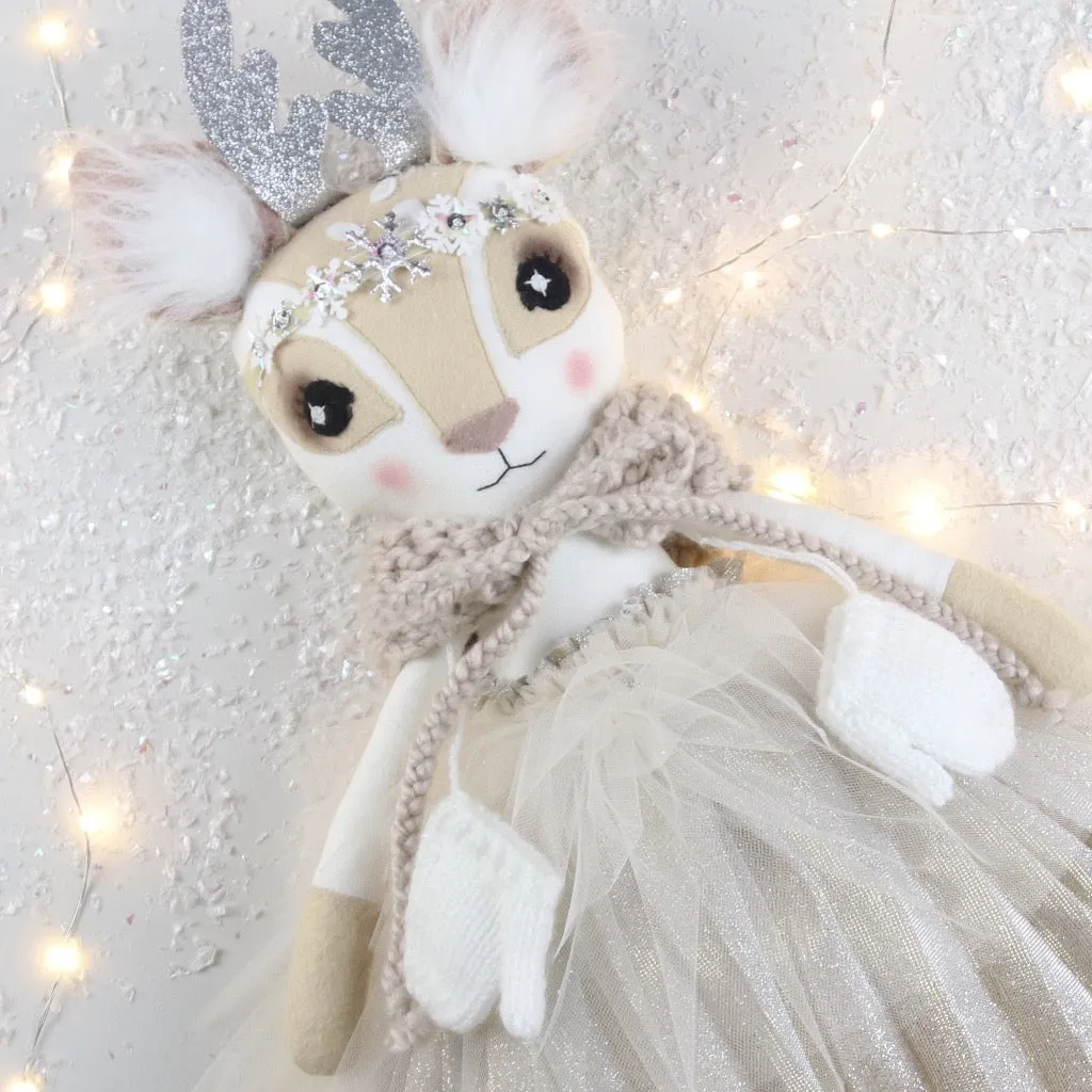 Pleated Sparkle Rosalie Reindeer