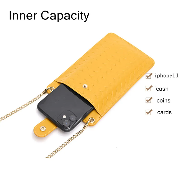 PU Leather Multi-Purpose Crossbody Cell Phone Bag For Women Girls