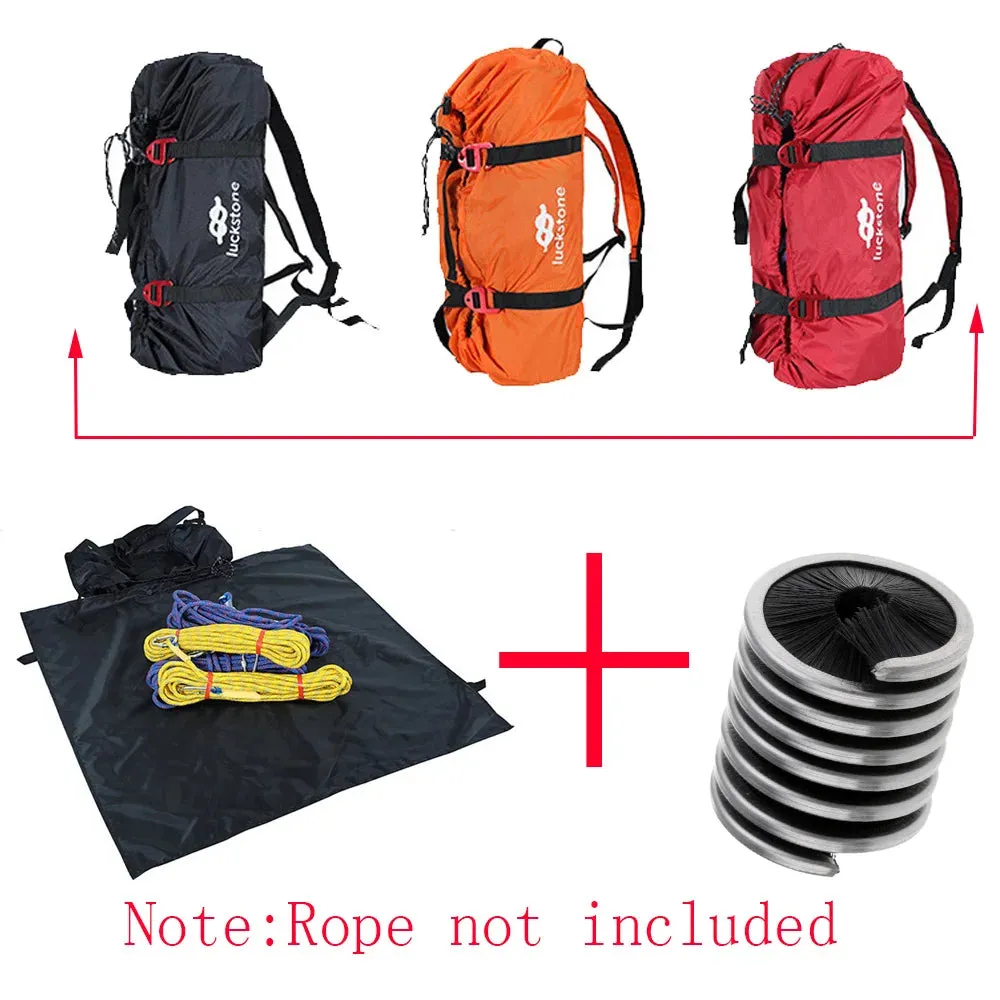 Rock Climbing Rope Bag Rope Brush Spiral Cleaner Gear for Mountaineering