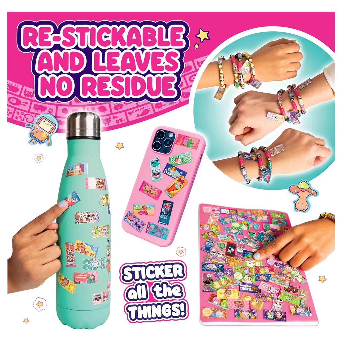 Sticki Rolls Sticki Bands Bracelet Pack