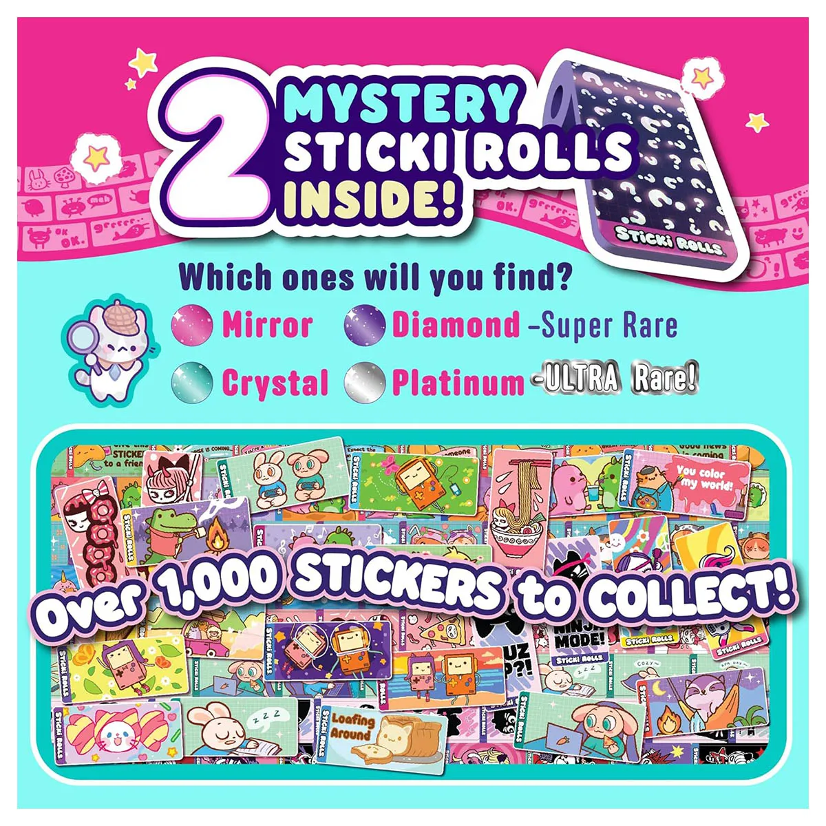 Sticki Rolls Sticki Bands Bracelet Pack