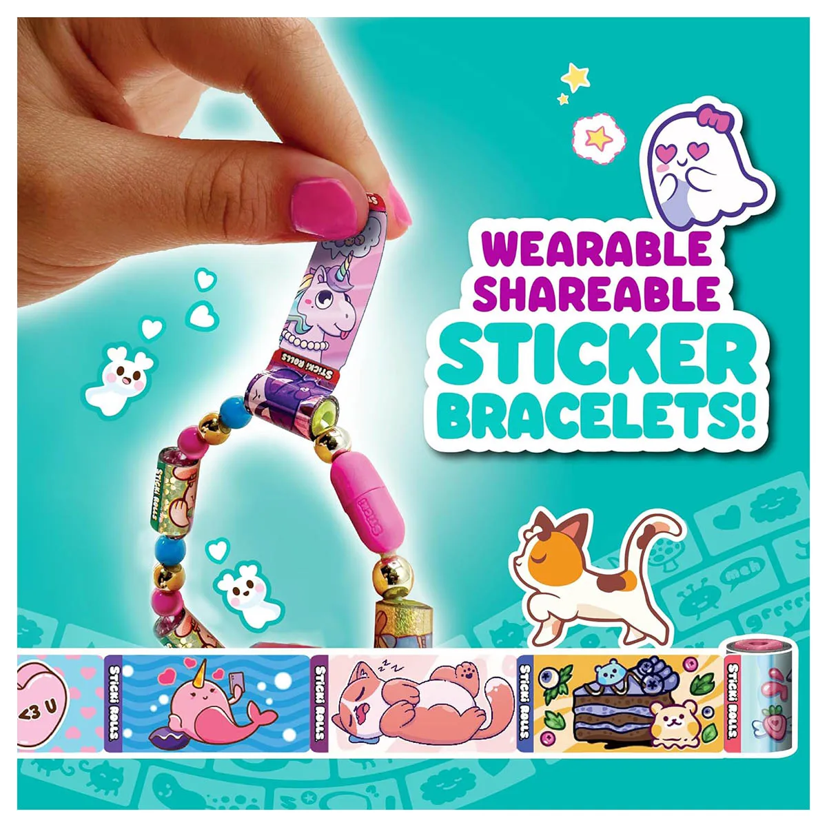 Sticki Rolls Sticki Bands Bracelet Pack