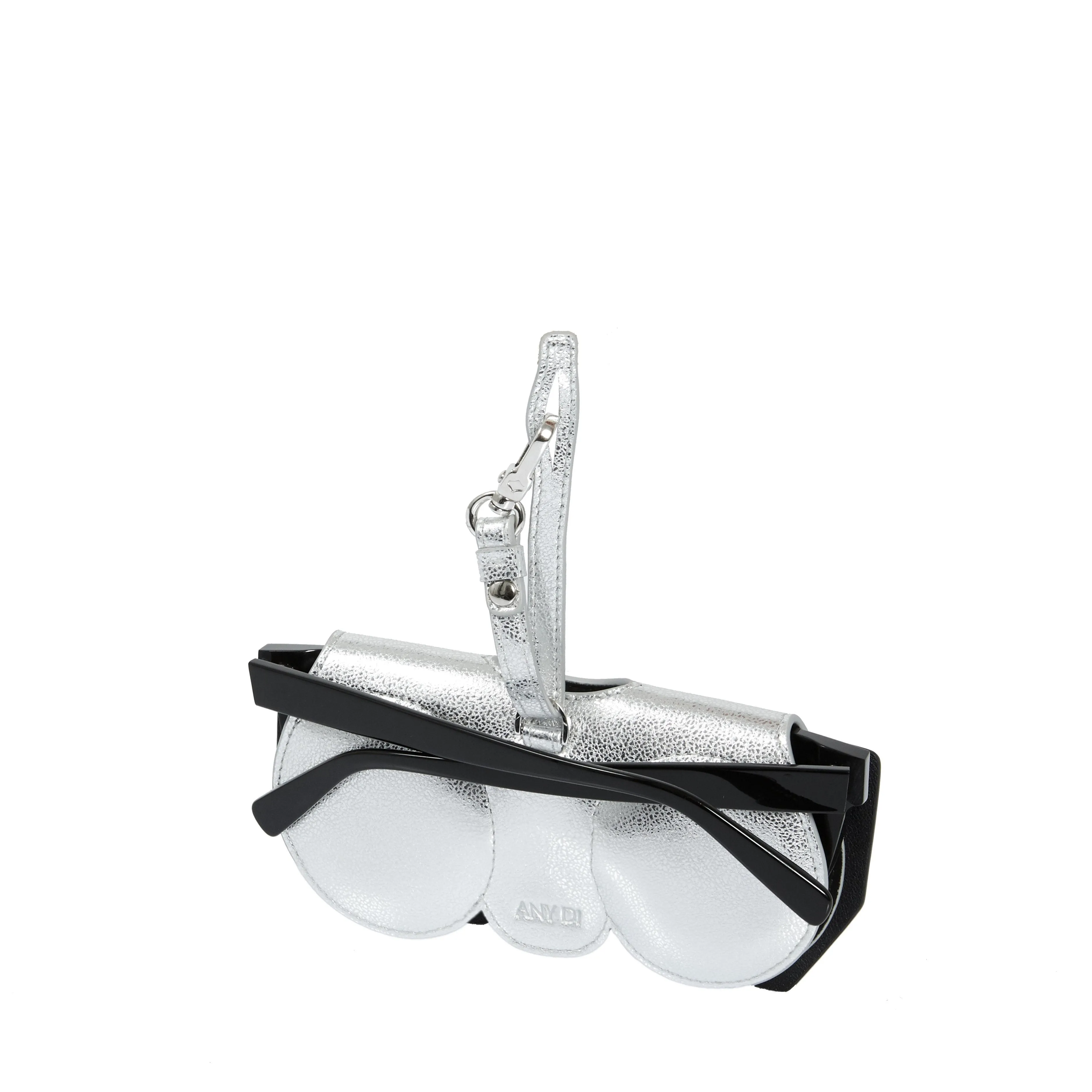 Sunglasses Case | Cosmic | Leather 24K Silver Plated
