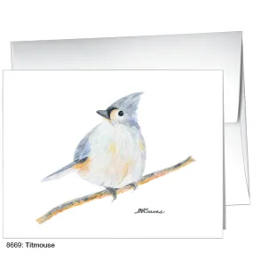 Titmouse, Greeting Card (8669)