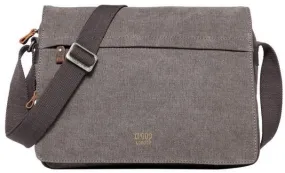 Troop London Organic Cotton Computer Messenger 13" | Charcoal