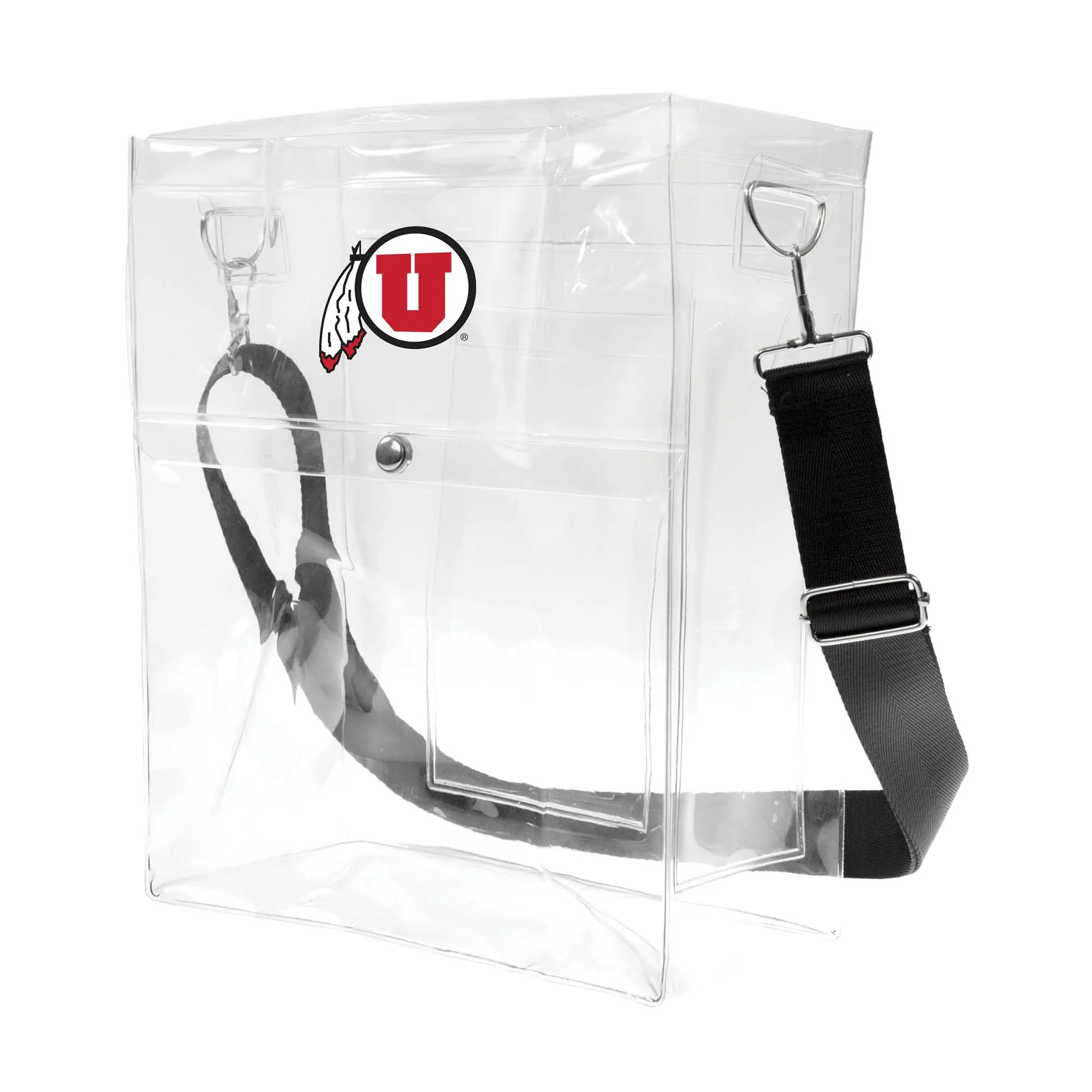 University of Utah Clear Ticket Satchel