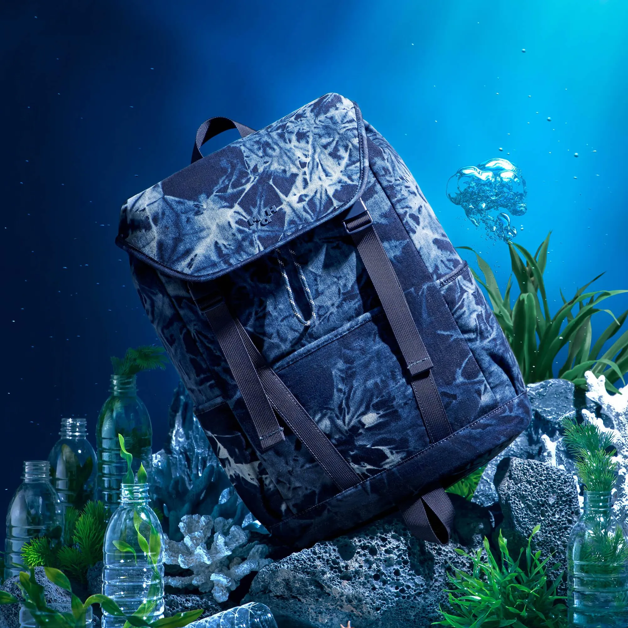 Young Tour Backpack| Recycloth | Ocean Blue | 18L